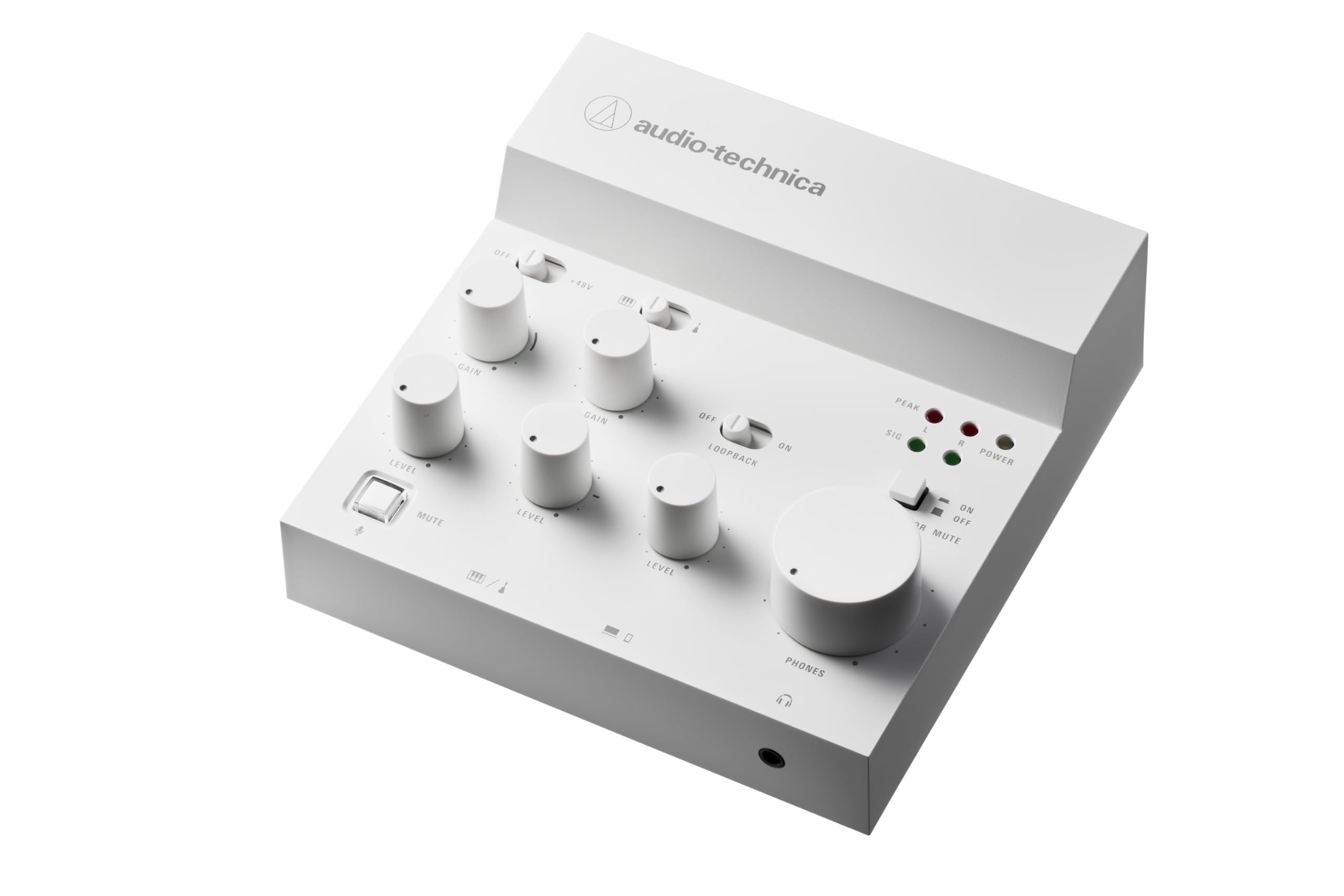Amazon.co.jp: Audio-Technica AT-UMX3 WH USB Audio Mixer, Audio