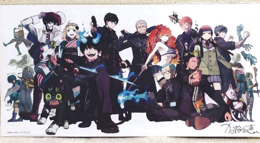 Amazon.co.jp: 青の祓魔師 青エク 複製原画 10周年記念 特大 加藤和恵