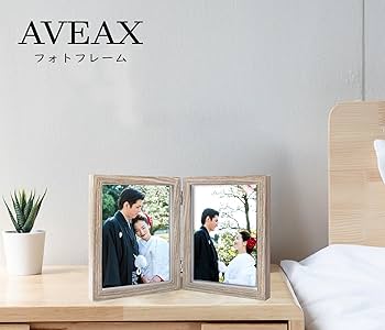 ホワイト フォトフレーム 2点セット Amazon.co.jp: [XYJP] 横向きの