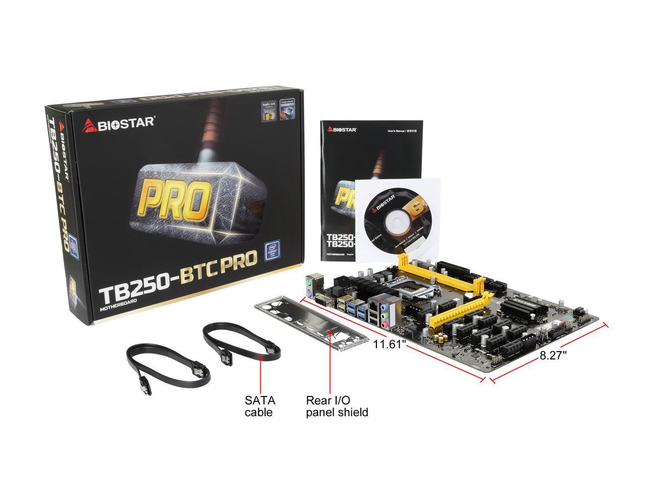 Amazon.com: Biostar Motherboard TB250-BTC PRO Core i7/i5/i3