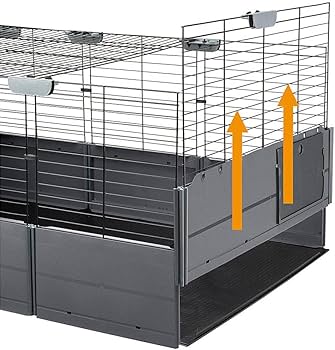 Amazon | ファープラストモルモット うさぎ用ケージ マルチ プラ