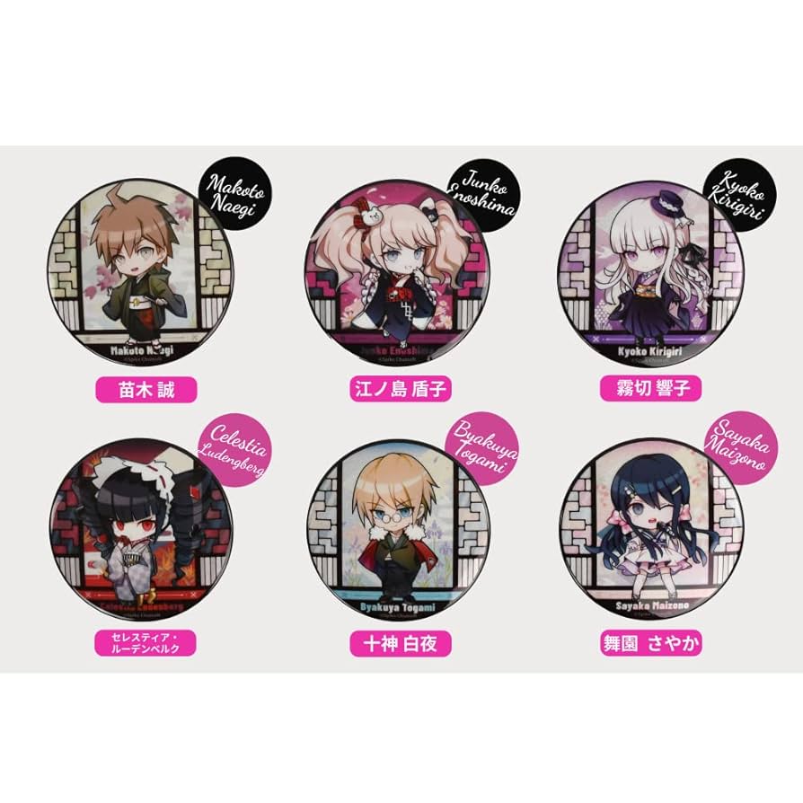 ダンガンロンパ 霧切響子 おしおき缶バッジ 霧切響子 缶バッジ