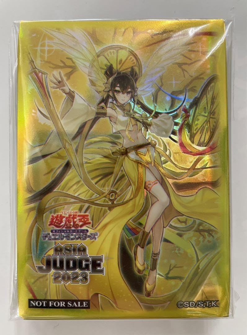 遊戯王 オオヒメの御巫 スリーブ 未開封 JUDGE 遊戯王 公式 オオヒメの