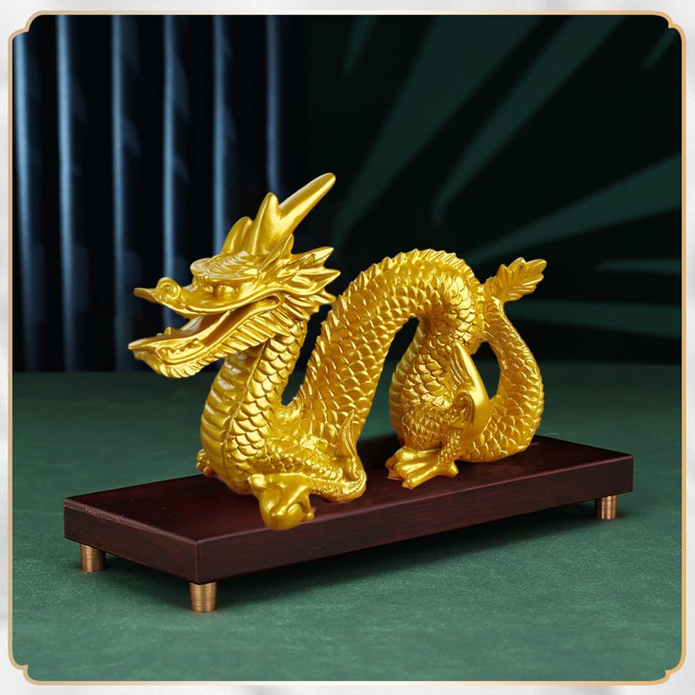 開運 龍 龍神 龍置き物【真鍮製】