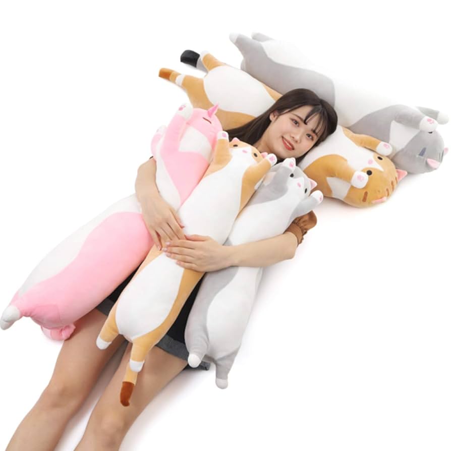 MUGI SUKLAA オリジナル】フクロモモンガ 抱き枕/ねこじゃらし