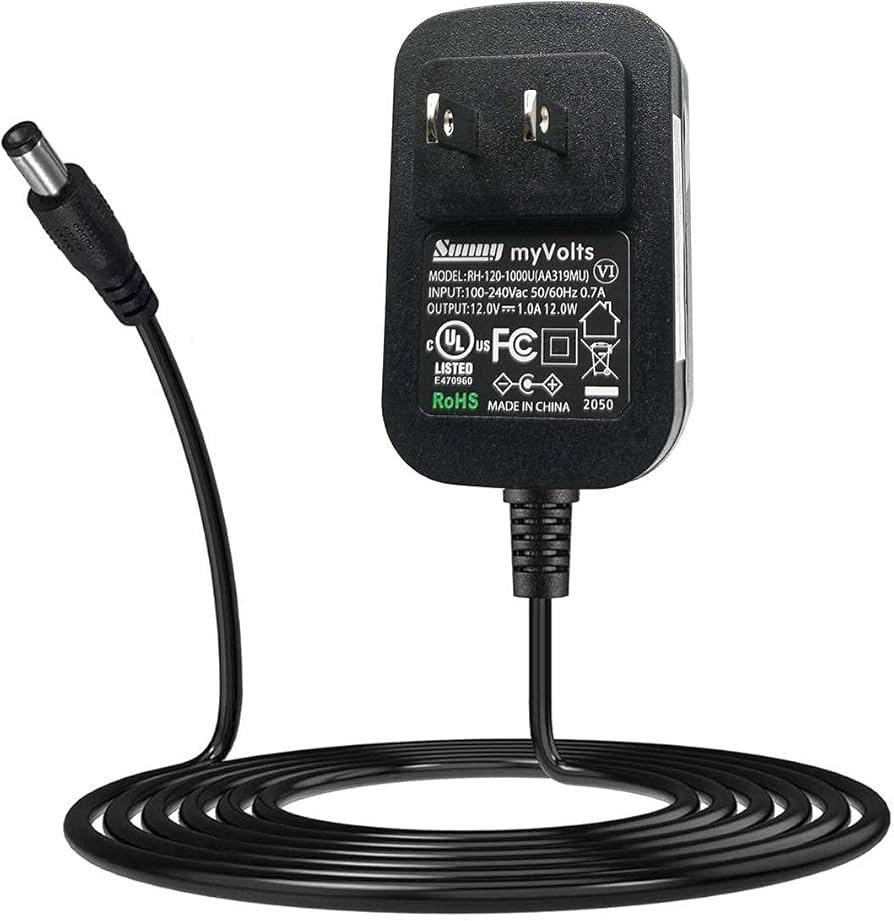 Amazon.com: MyVolts 12V Power Supply Adaptor Compatible with