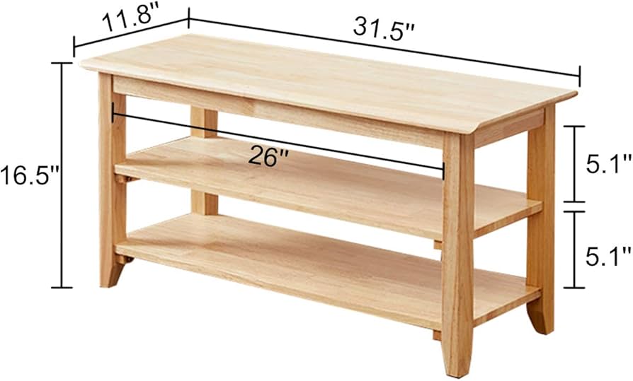 Amazon.com: XKZG Storage Bench Wooden Shoe Rack Bench Simple Style