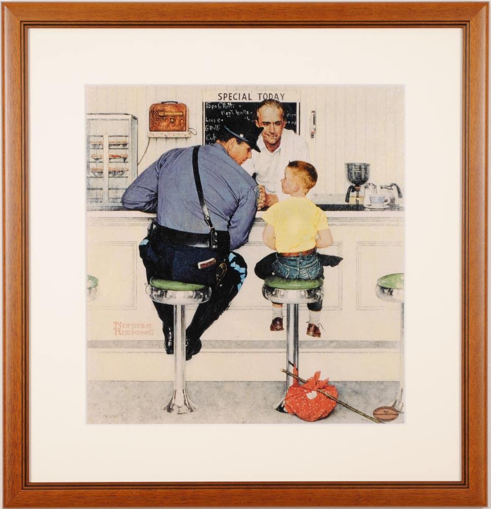 額装済/New Kids in theノーマン ロックウェル/ポスター 額装済/New