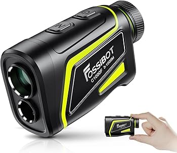 Amazon.co.jp: FOSSiBOT C1000F ゴルフレーザー距離計 3点間測定 LCD黒