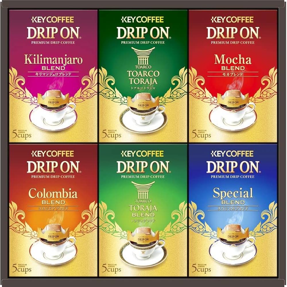 Amazon.co.jp: キーコーヒー ドリップ オン ギフト KDV-30M 挽きたての