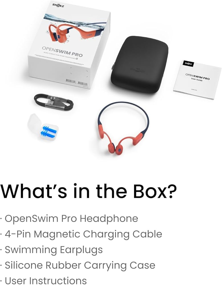 Amazon.com: SHOKZ OpenSwim Pro - Open-Ear Bluetooth & MP3 Bone
