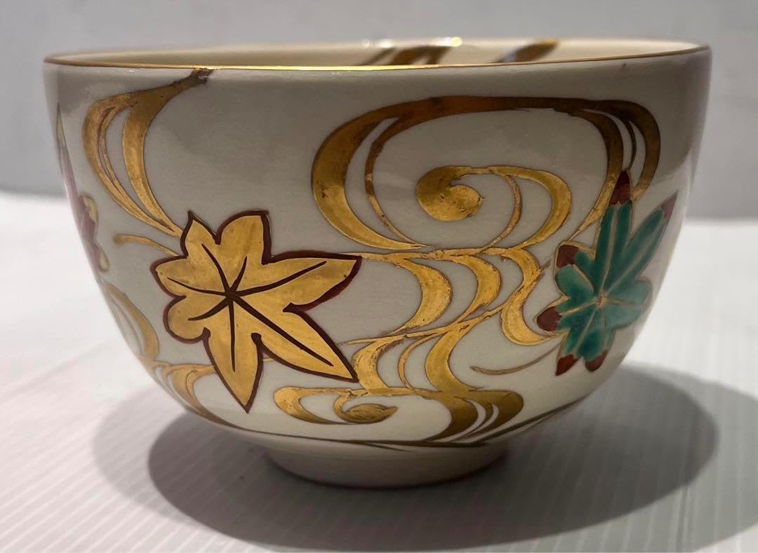 T413 茶碗 『白石釉 茶碗』『清水正 作』 共箱 抹茶碗 茶道具