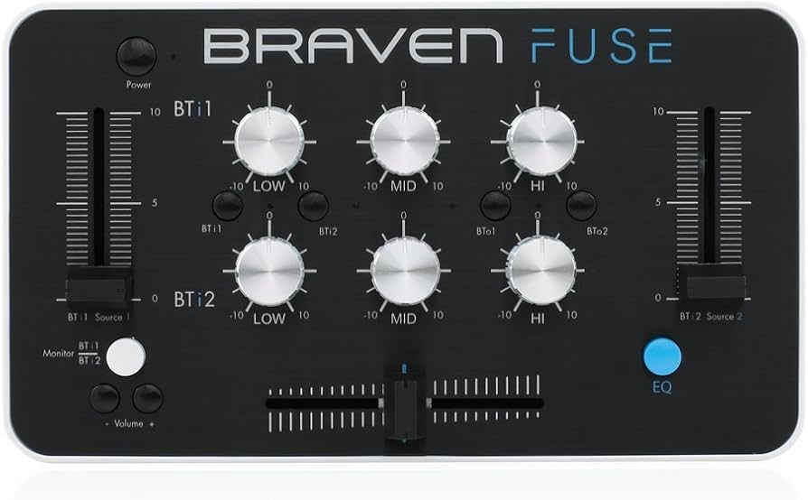 Amazon | BRAVEN FUSE Blutooth対応 DJミキサー | DJミキサー | 楽器