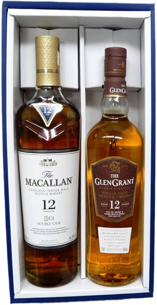 MACALLAN 12年 2本セット Amazon.co.jp: 12年飲み比べ2本セット