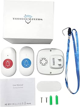 Amazon.co.jp: ワイヤレスコール 呼び出しベル SOS緊急コールセット