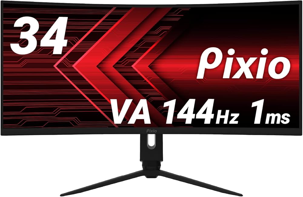 Amazon.co.jp: Pixio PXC348C 湾曲 ゲーミングモニター 34インチ