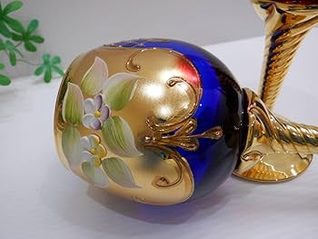 Amazon.co.jp: MURANO GLASS ムラーノ ベネチアングラス ワイングラス