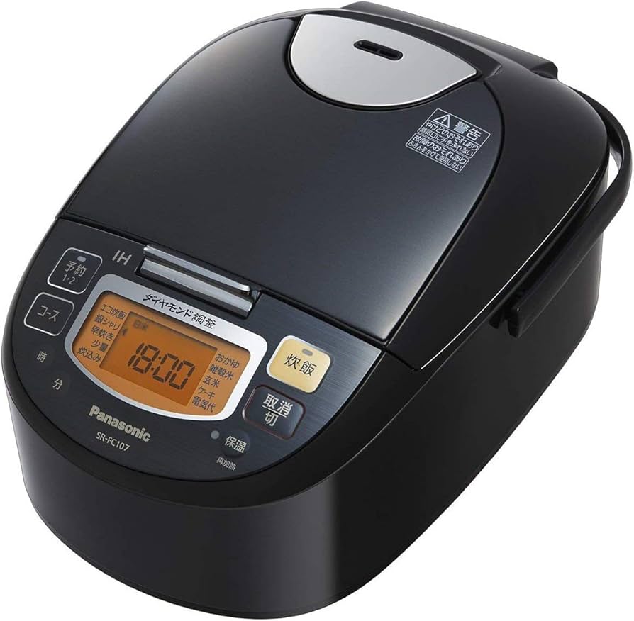 Amazon | パナソニック 5.5合 炊飯器 IH式 ステンレスブラック SR