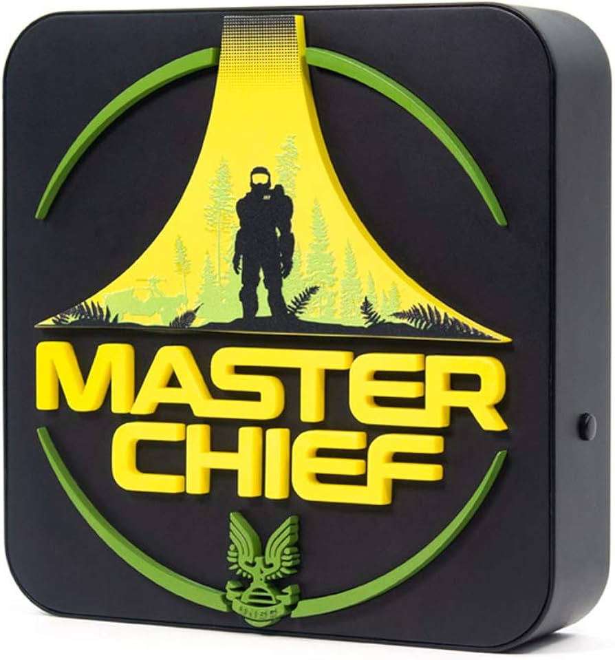 Amazon.com: NUMSKULL Halo Master Chief Lamp Wall Light - Ambient