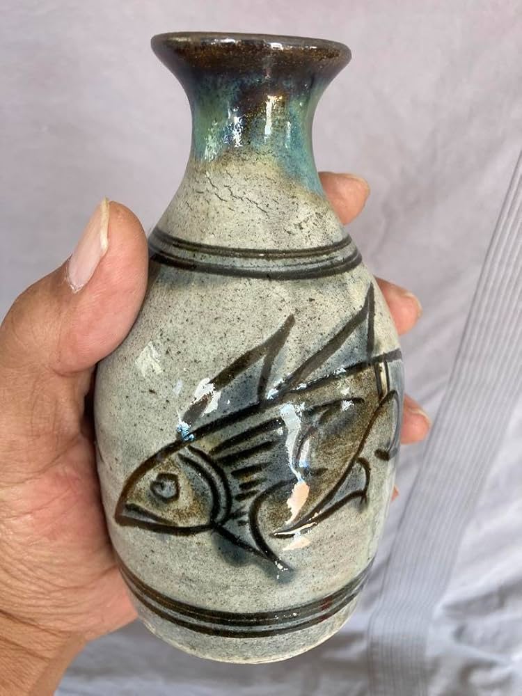 人間国宝金城次郎一門 金城敏徳 作 青磁色付立シーサー（中）1対