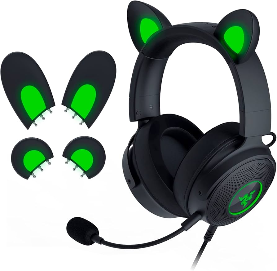 Amazon.co.jp: Razer レイザー Kraken Kitty V2 Pro Black ネコ/クマ