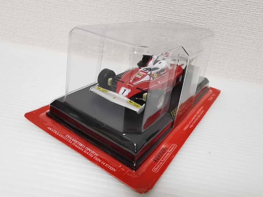 F1 Ferrari 312 T 1/43ミニカー ニキラウダ直筆サイン入り F1 Ferrari
