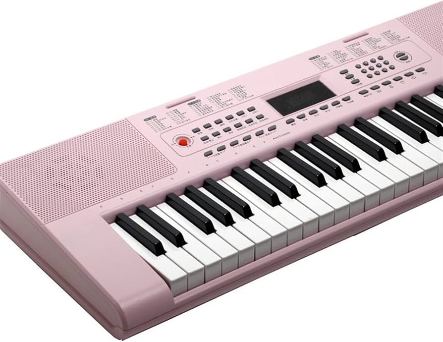 Amazon | 電子キーボードピアノ ピンクスマート電子オルガンアダルト61