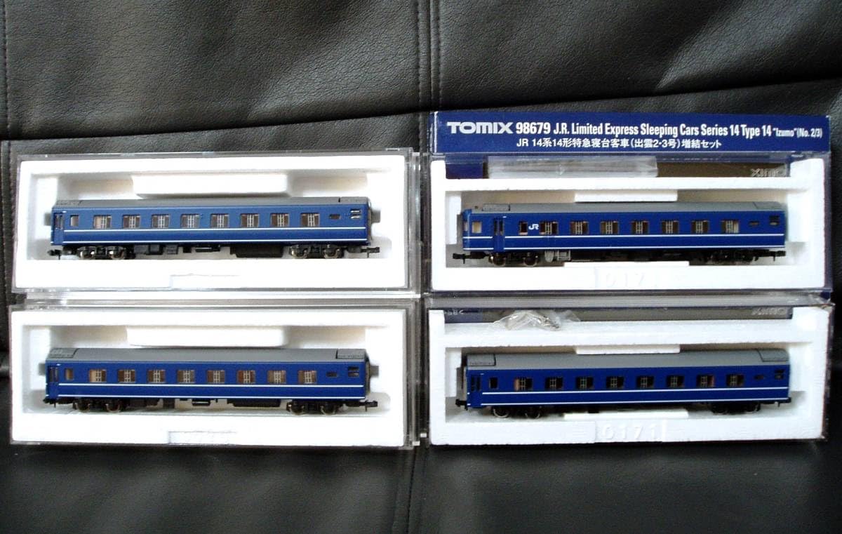 TOMIX 98678/98679 14系14形客車 出雲 2・3号 基本・増結