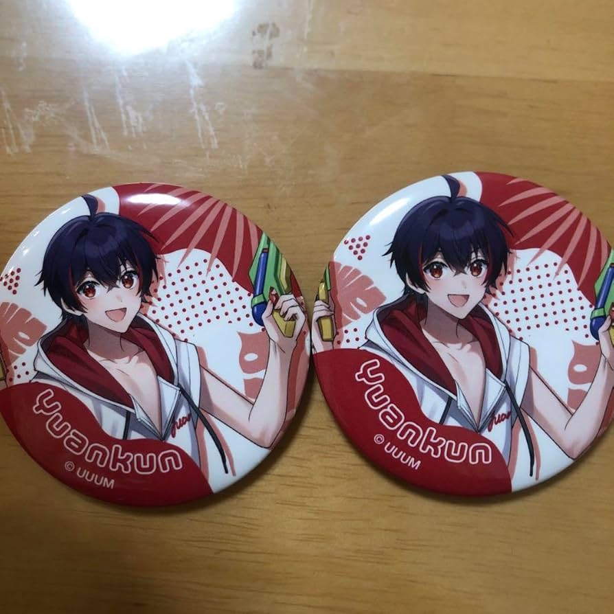 ゆあんくん 缶バッチ カラフルピーチ からぴちコレクション Vol.1 缶