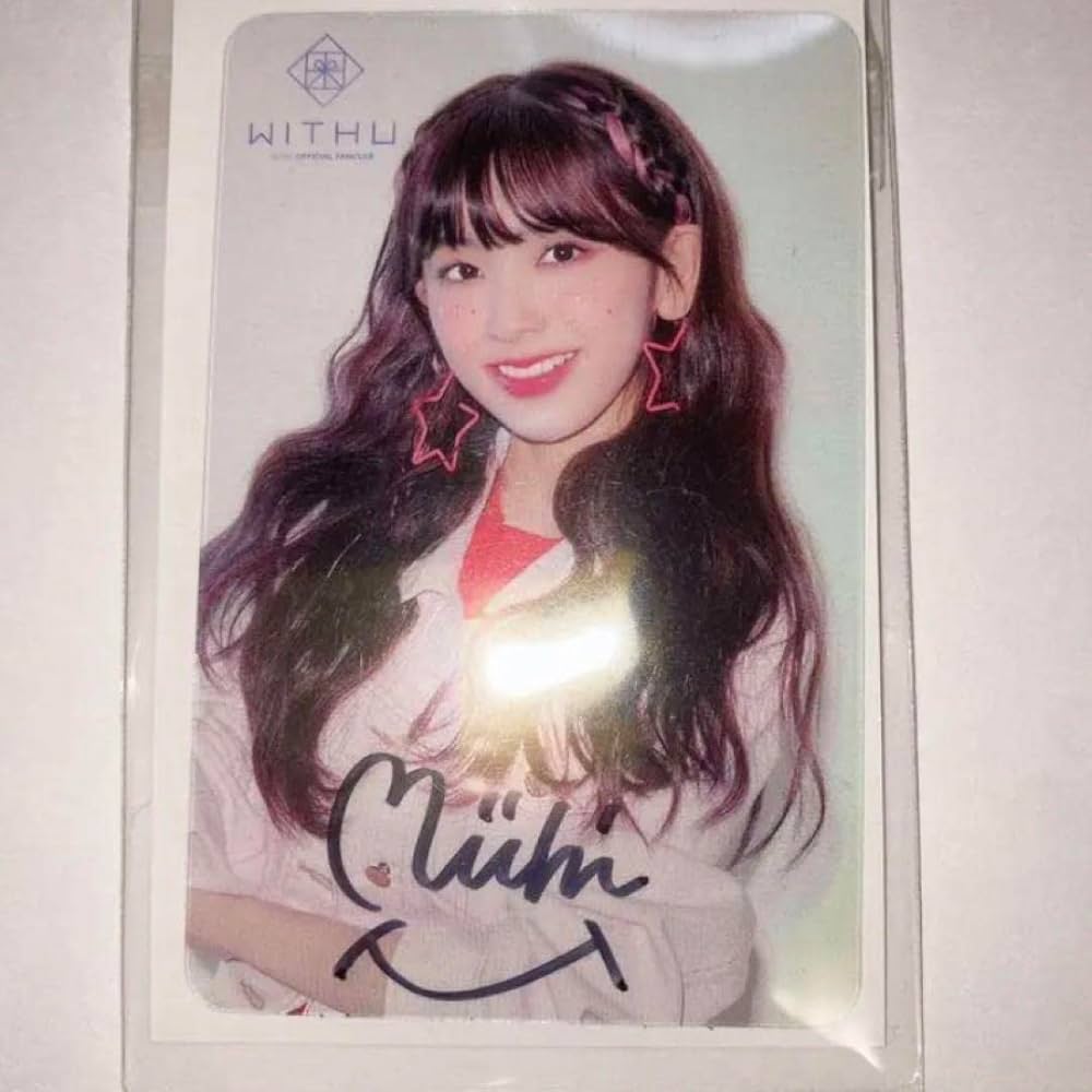 Niziu ミイヒMihi ファンクラブ早期特典 直筆サイン入りクリアトレカ
