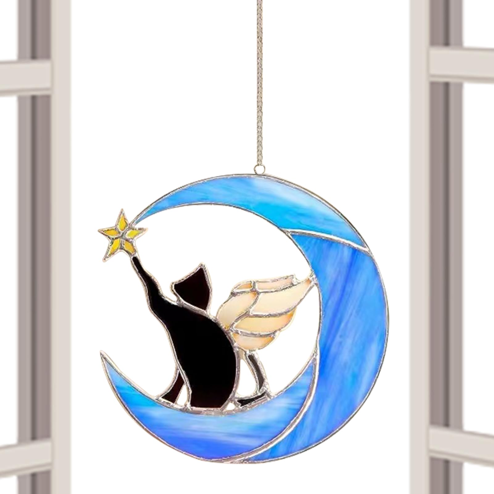 サンディキャスト社製 猫の置物 J786 CAT.GRAY&WHT ライフサイズ