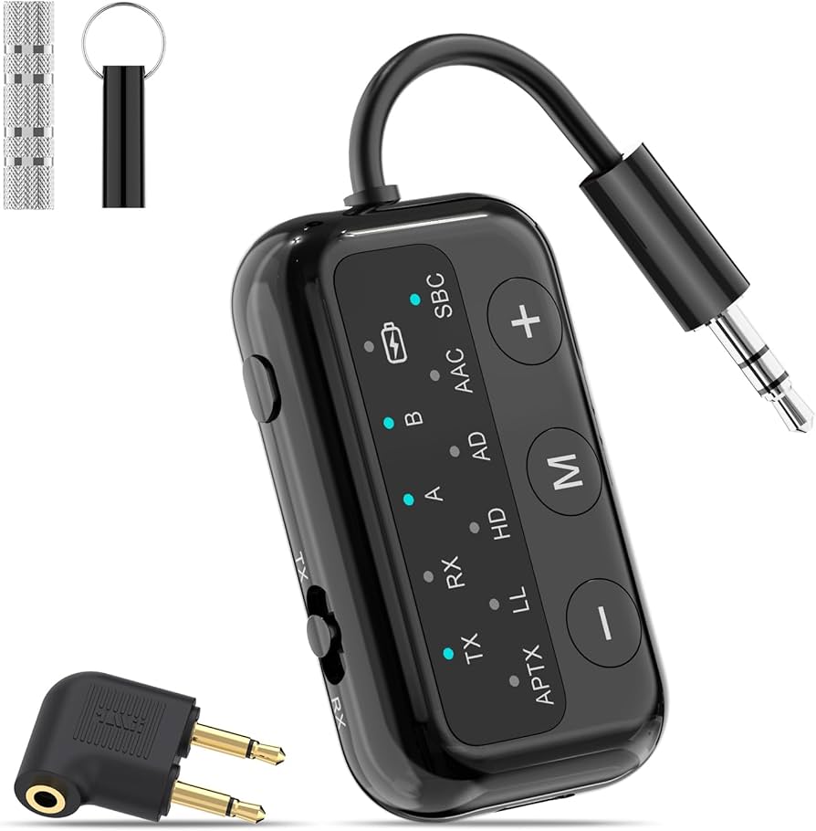 Amazon | 1Mii Bluetooth 5.3 トランスミッター＆ レシーバー、テレビ