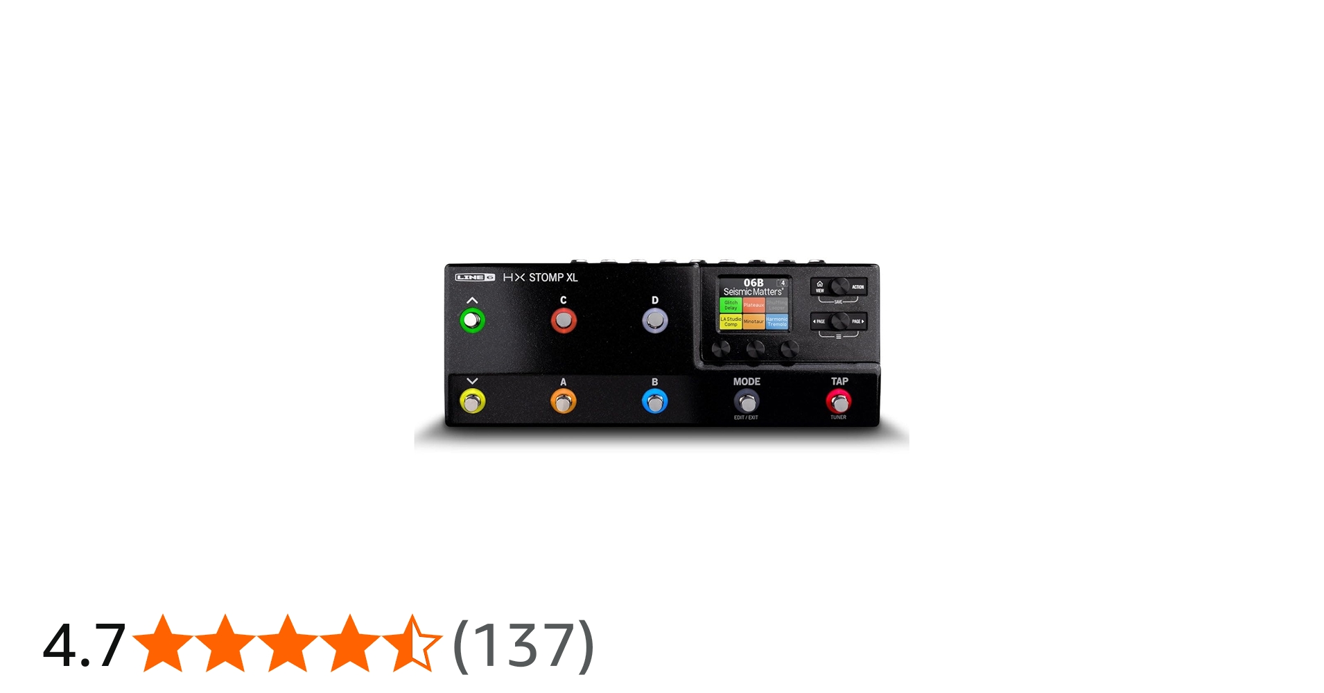 Amazon | Line 6 HX Stomp XL、ブラック | アコースティックギター