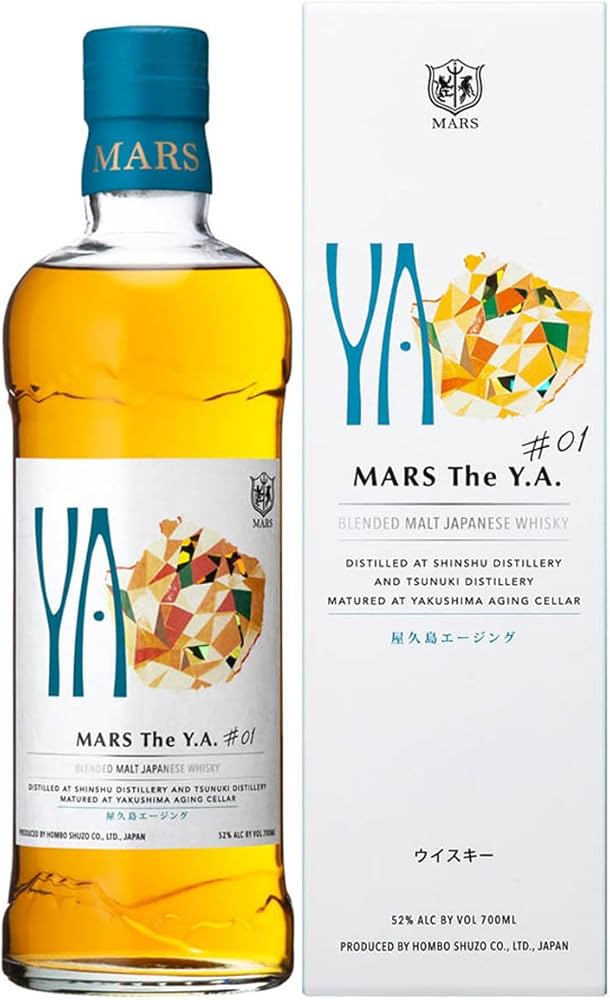 Amazon.co.jp: マルスウイスキー MARS The Y.A. #01 52度 700ml 屋久島