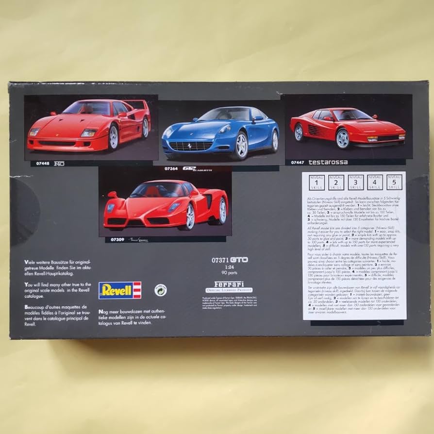 Revell Ferrari 288 GTO 1:24 ダイキャスト Revell Ferrari 288 GTO 1