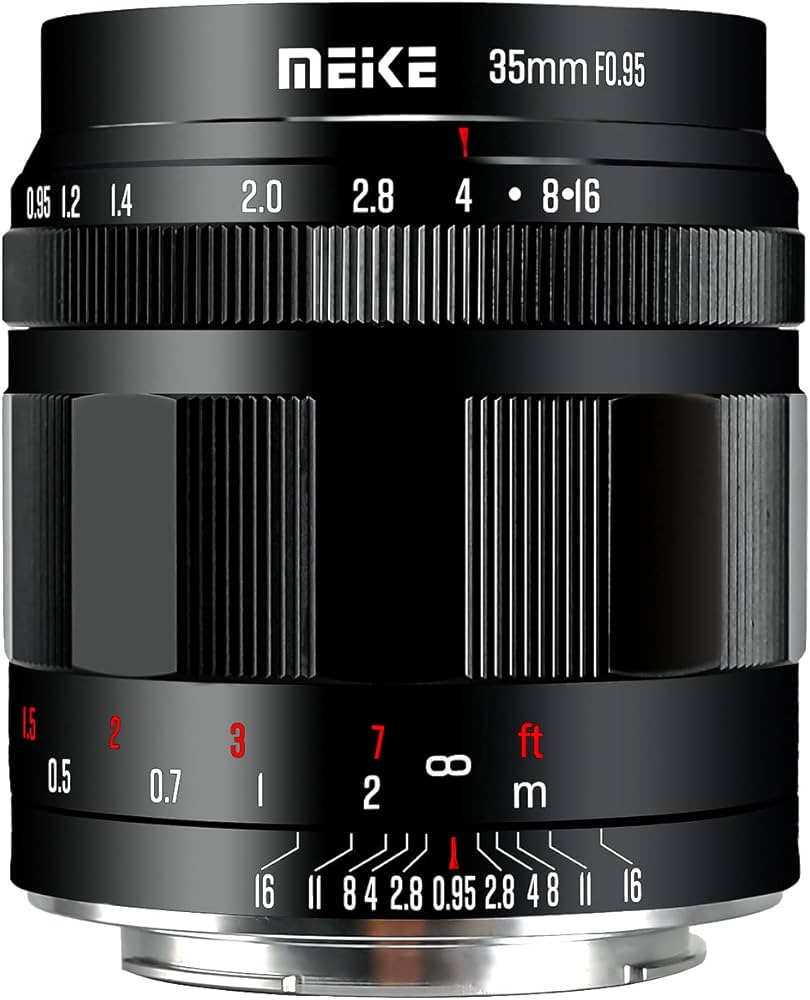 Amazon.com : Meike 35mm f0.95 Large Aperture Manual Focus APS-C