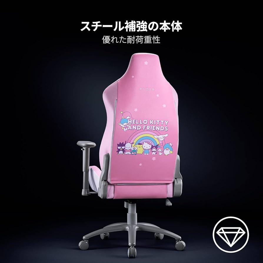 Amazon.co.jp: ハローキティ ゲーミングチェア Razer Iskur X Hello