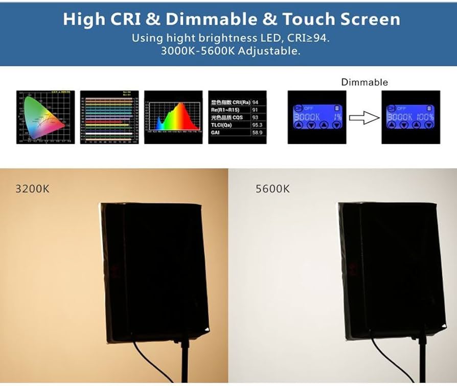 Amazon.com : Falcon Eyes Bi-Color RX-18TD Kit Bi-Color Flexible