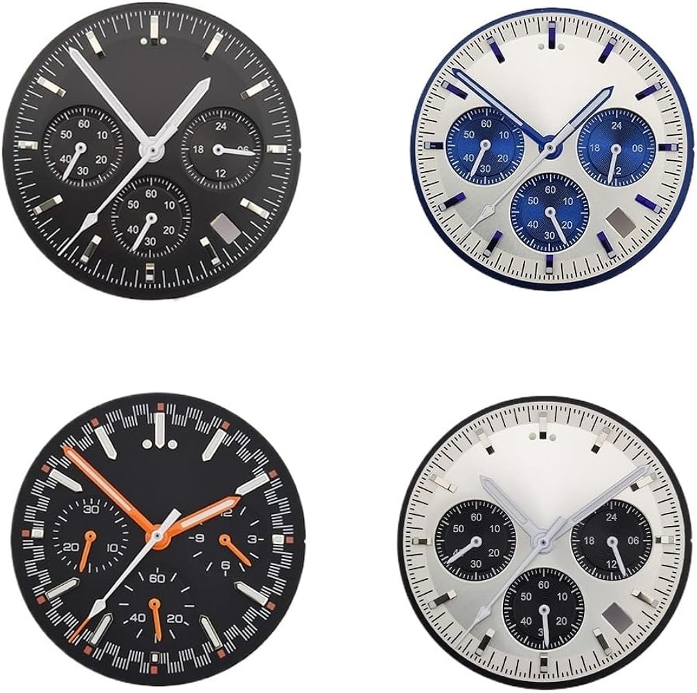 Amazon.com: VK63 Dial VK63 Panda Dial Custom Logo Chronograph