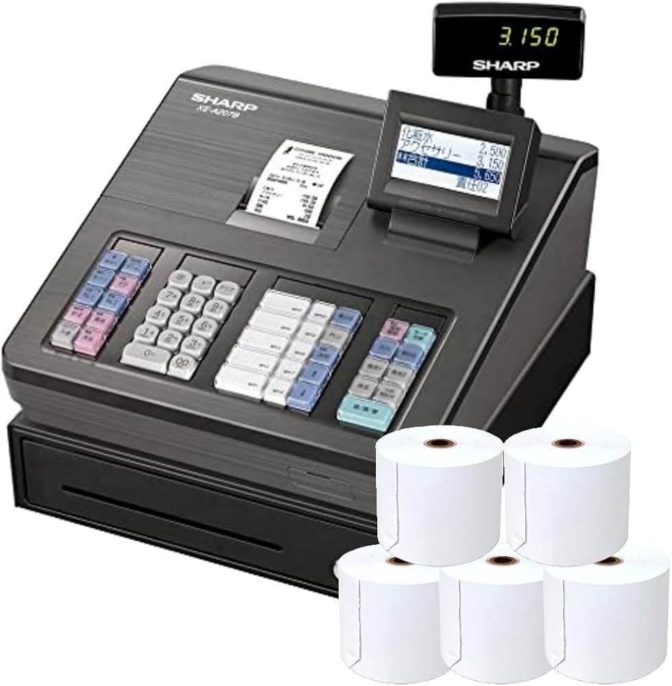 SHARP XE-A207 電子レジスター 黒 SHARP XE-A207 電子レジスター 黒