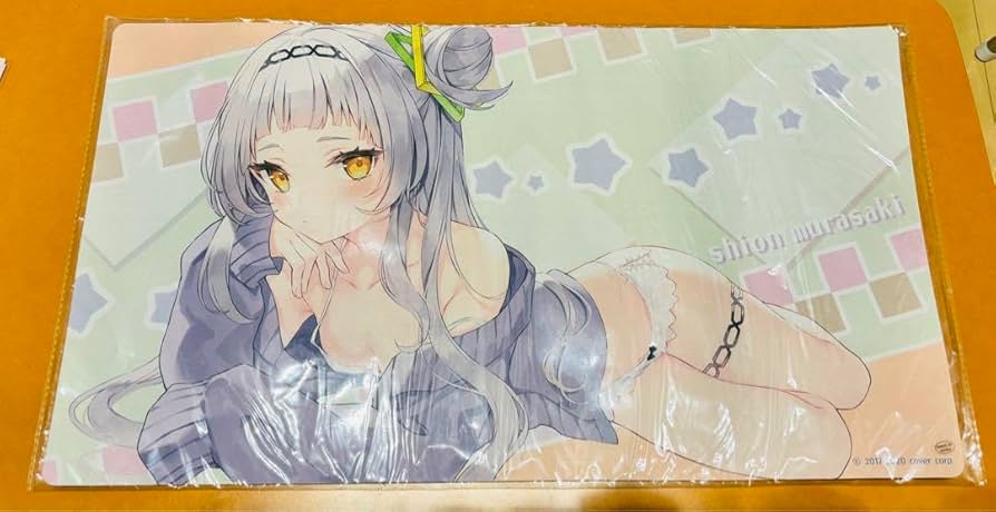 紫咲シオン プレイマット 公式記念グッズ 紫咲シオン プレイマット