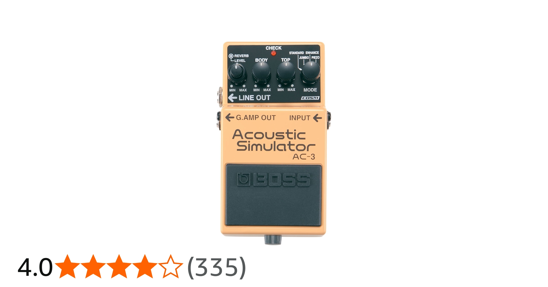 Amazon | BOSS Acoustic Simulator AC-3 | アコースティックギター