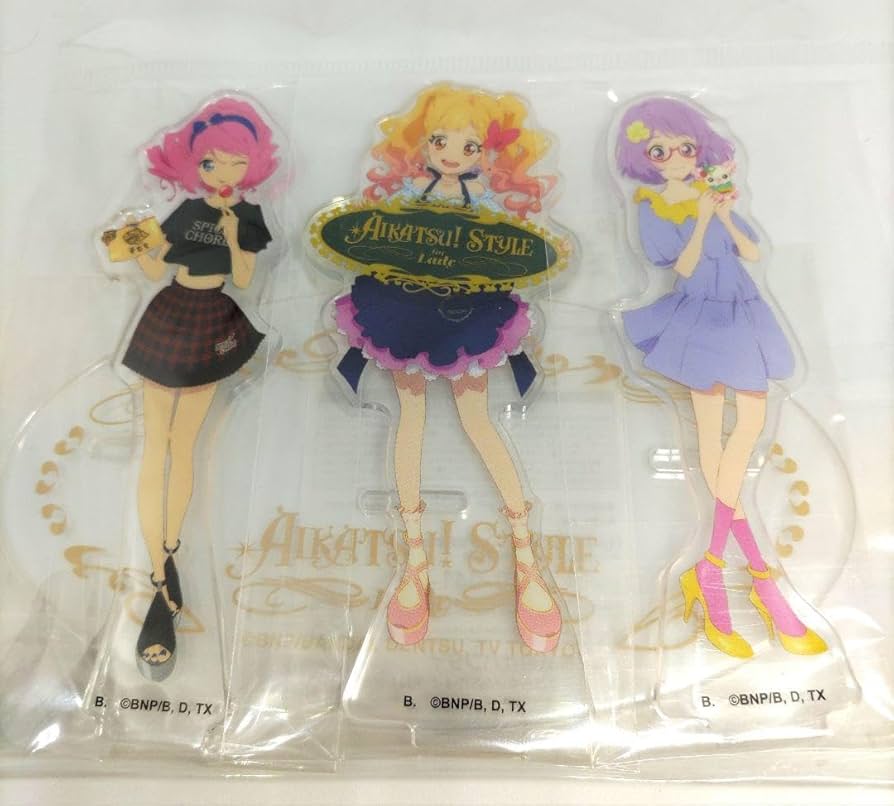 アイカツスターズ！アクリルスタンドゆめ・小春・ローラセット