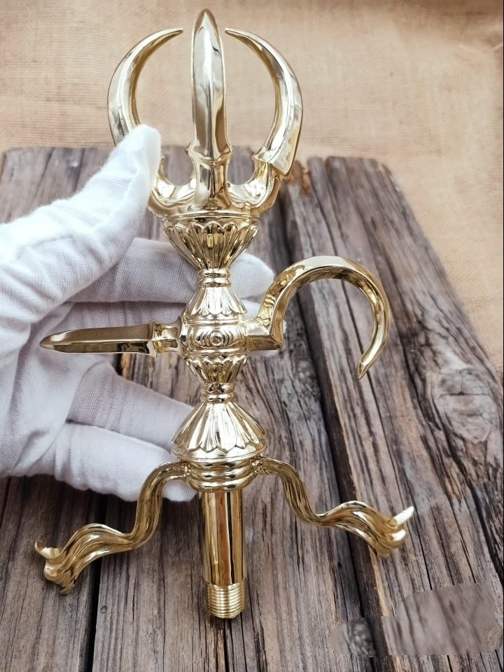 修縁堂】密教法具 菊壇灯 寺院用仏具 金剛降魔法器仏具