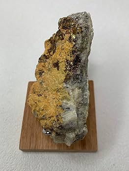 Amazon | 145g 金鉱石 金石 金 鉱物標本 幸運石 まねき石 原石 鑑賞石