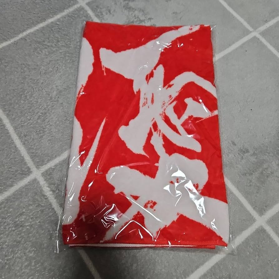 優里 ダイナミックロゴ フェイスタオル