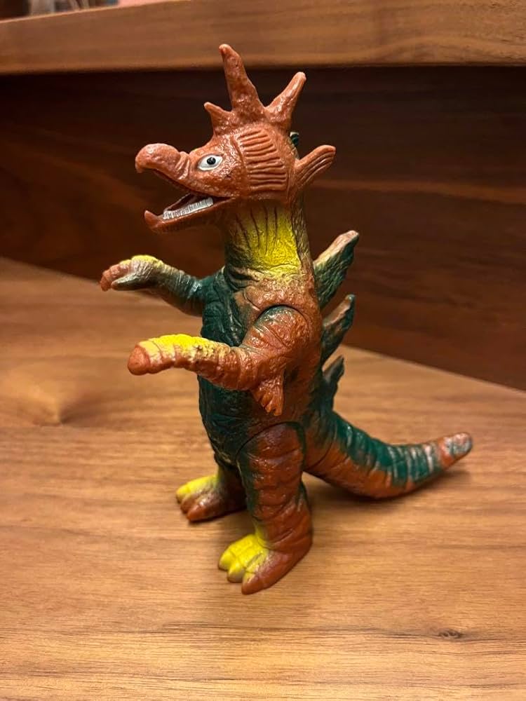 当時物】□ ムルチ ソフビ /ポピー キングザウルス 足型 / 帰マン怪獣