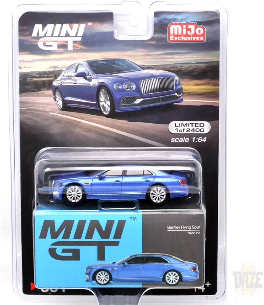 Amazon.com: Bentley Flying Spur w/Sunroof Neptune Blue Metallic w