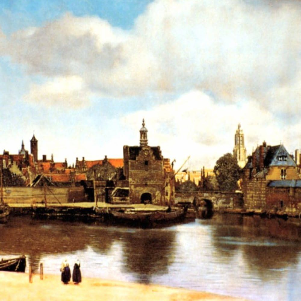 楽天市場】フェルメール デルフトの眺望 スタンダード版 複製画 6号