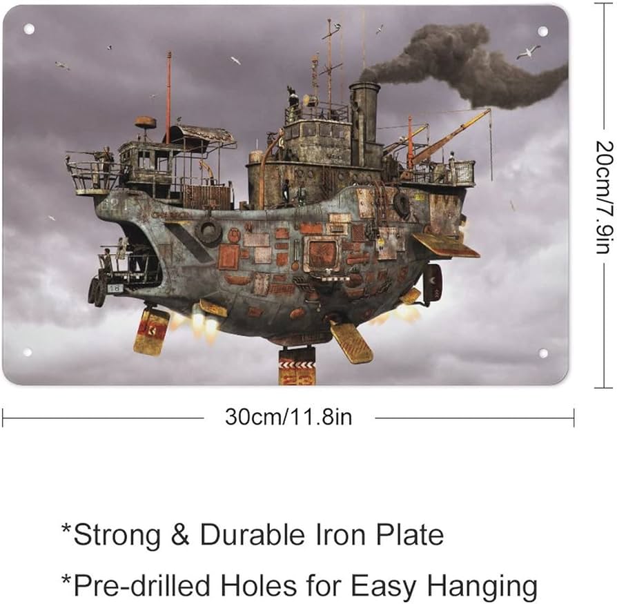 Amazon.co.jp: ブリキの絵 ブリキ看板 天空の城ラピュタ アートパ 金属